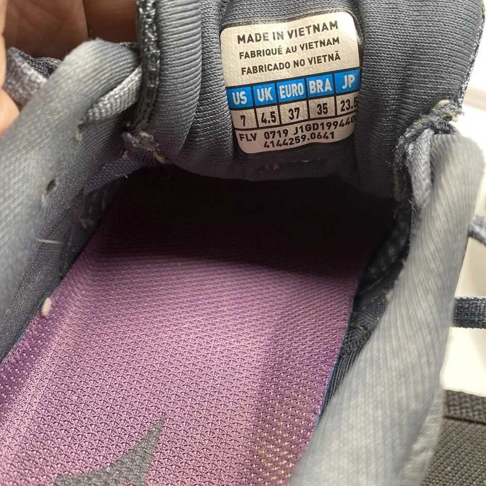 Mizuno Shoes Women Size 7 Wave Rider 23 Gray Athletic Running Trainers 3993 - Picture 13 of 16